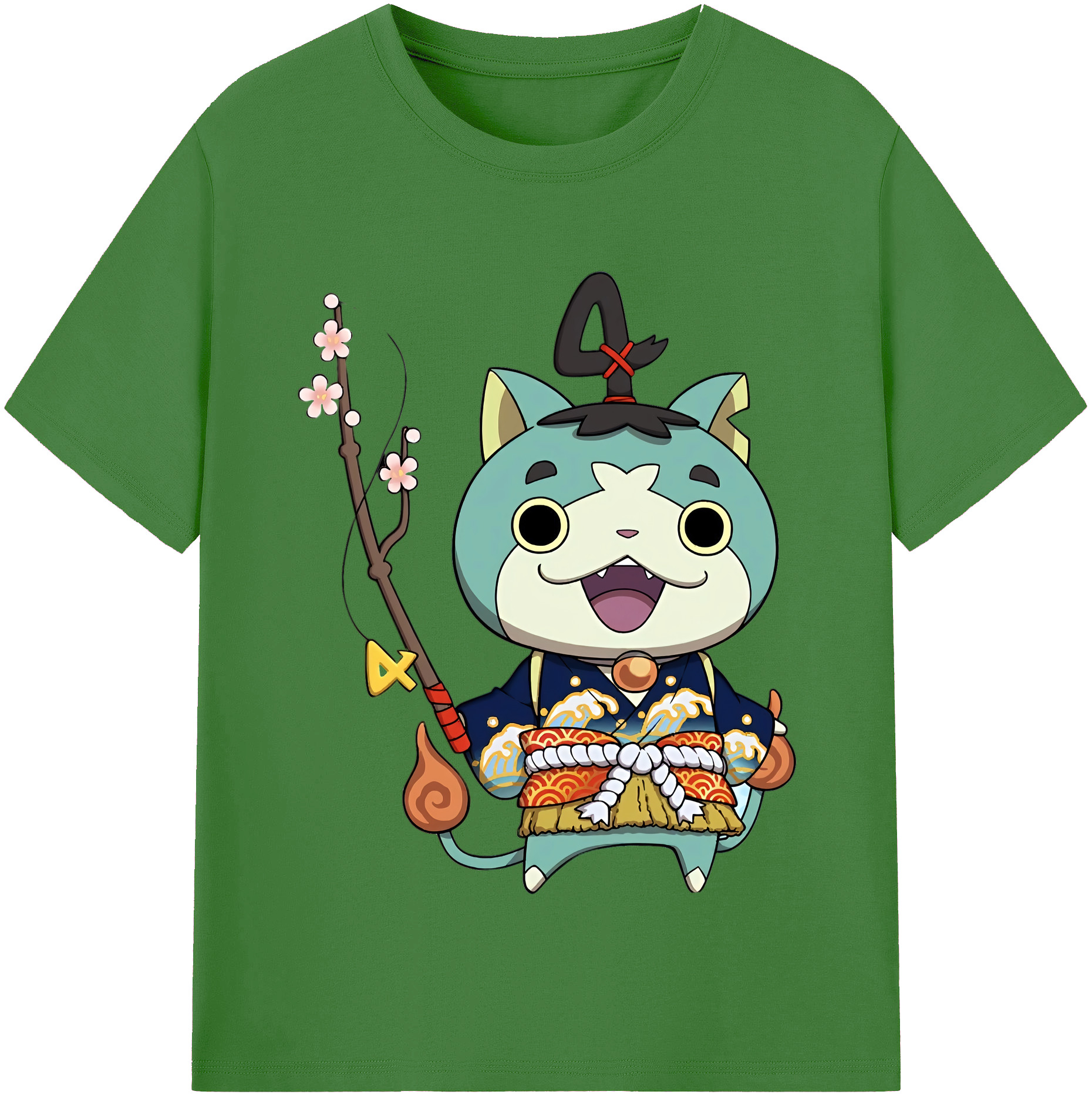 （画像用） 妖怪ウォッチ Yo-kai Watch レディースカジュアルプリントTシャツ（綿100％）
